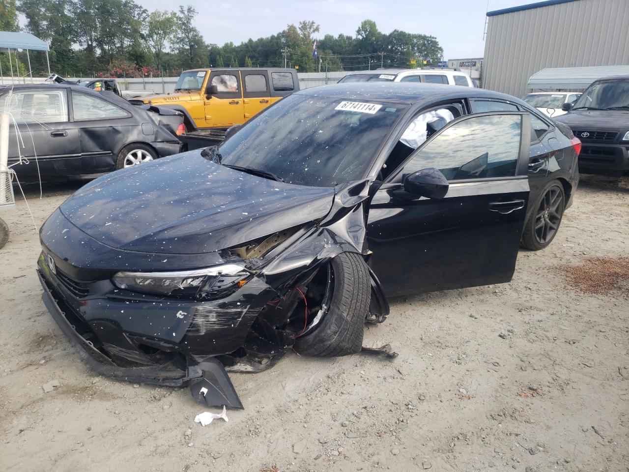 2022 HONDA CIVIC SPORT VIN:2HGFE2F56NH590994