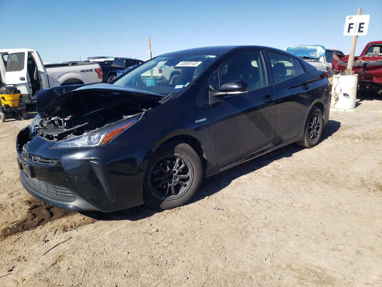 2022 TOYOTA PRIUS NIGHT SHADE VIN:JTDKAMFU6N3157707