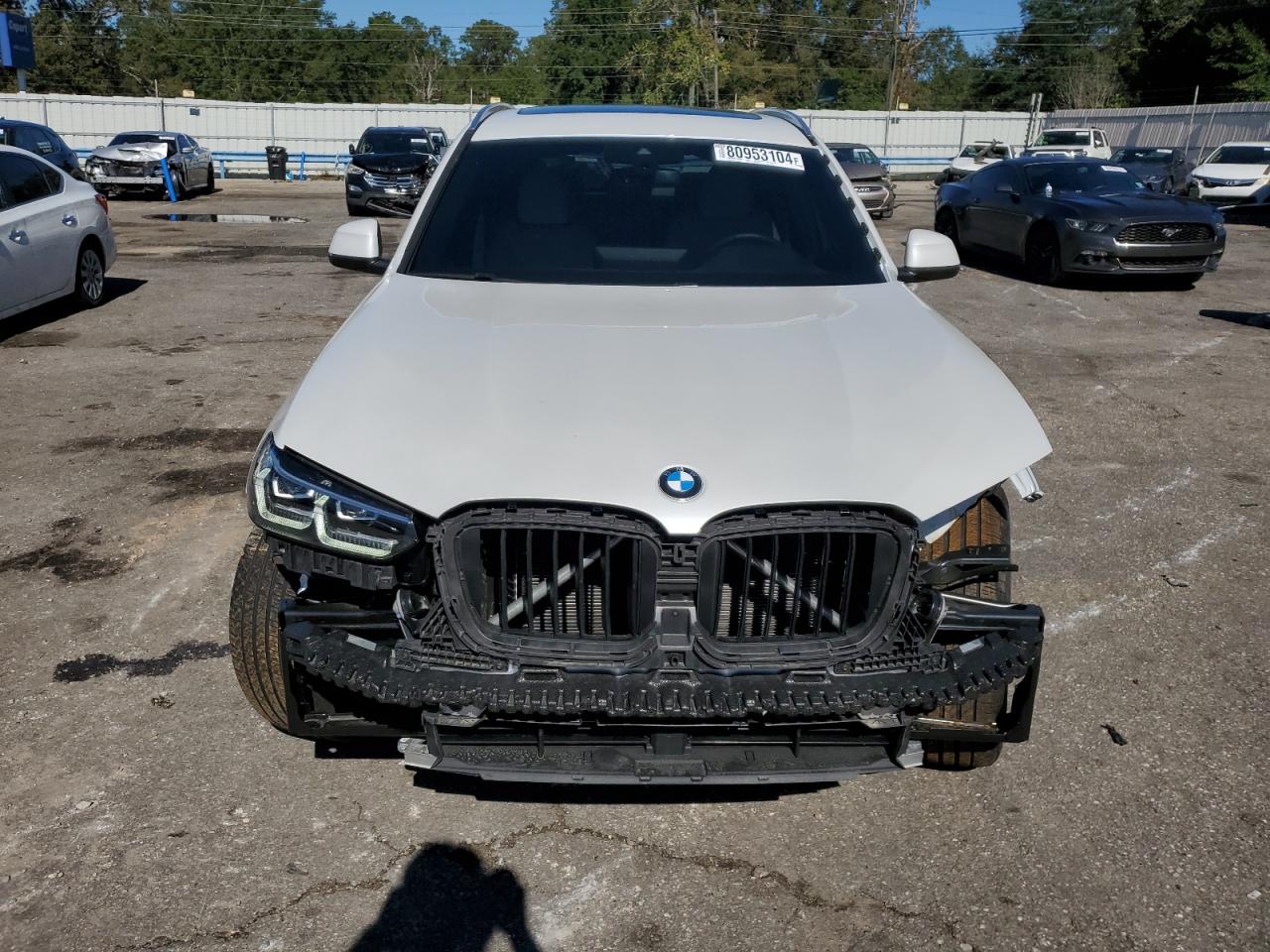 2022 BMW X3 SDRIVE30I VIN:WBX47DP04NN153715