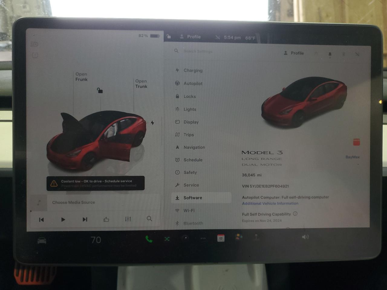 2023 TESLA MODEL 3  VIN:5YJ3E1EB2PF604921