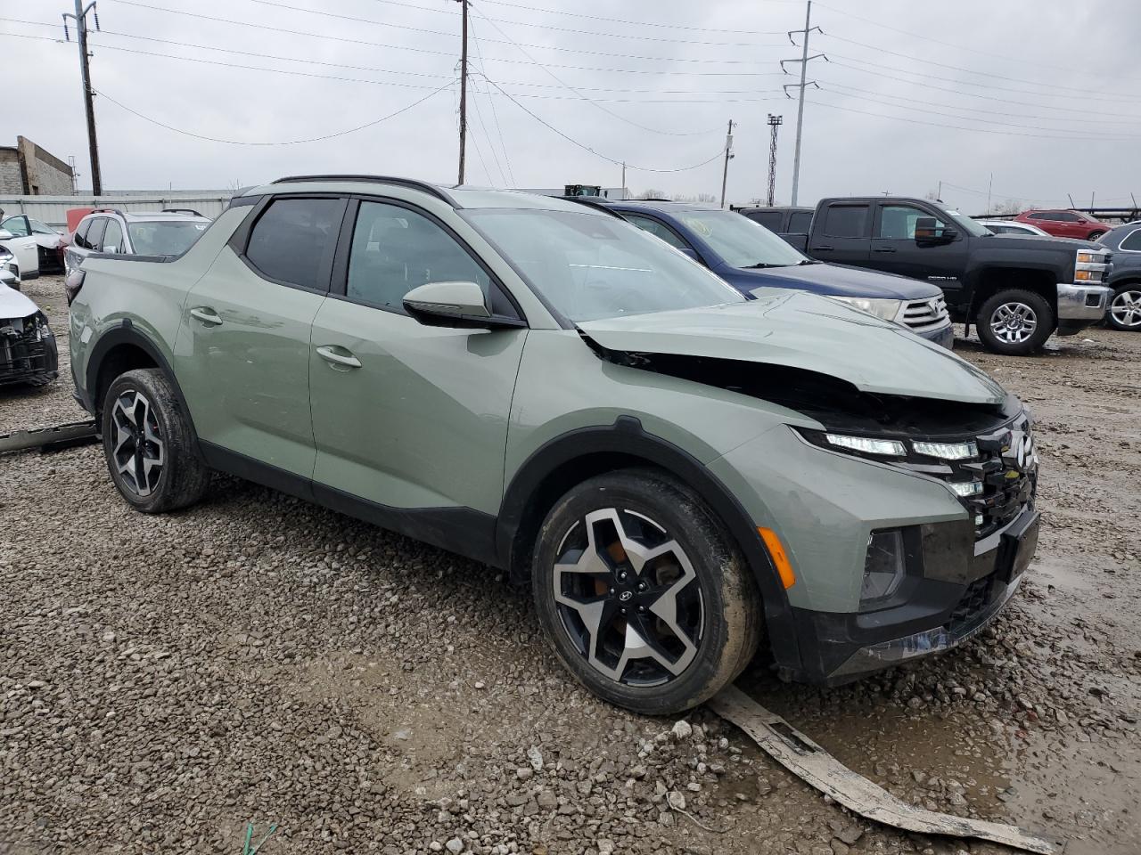 2022 HYUNDAI SANTA CRUZ LIMITED VIN:5NTJEDAF2NH022240