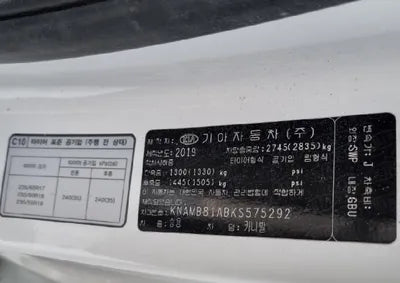 2019 Kia Carnival KNAMB81ABKS575292 VIN:KNAMB81ABKS575292