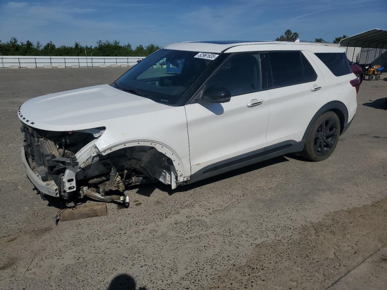 2022 FORD EXPLORER ST VIN:1FM5K8GC0NGA08477