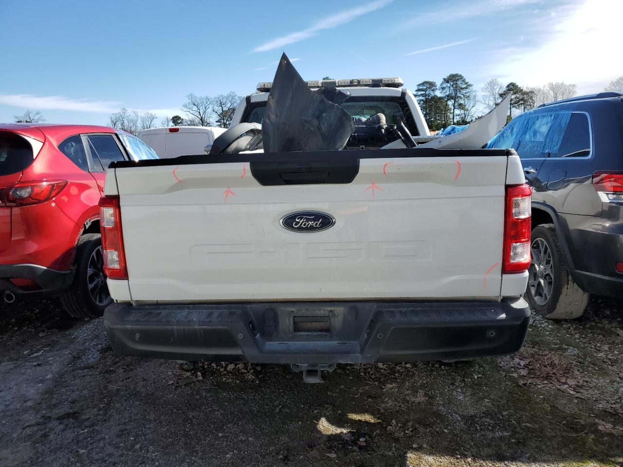 2022 FORD F150 SUPER CAB VIN:1FTEX1EB4NKE56418