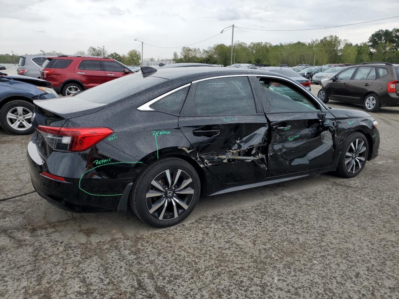 2023 HONDA CIVIC EX VIN:2HGFE1F76PH303393