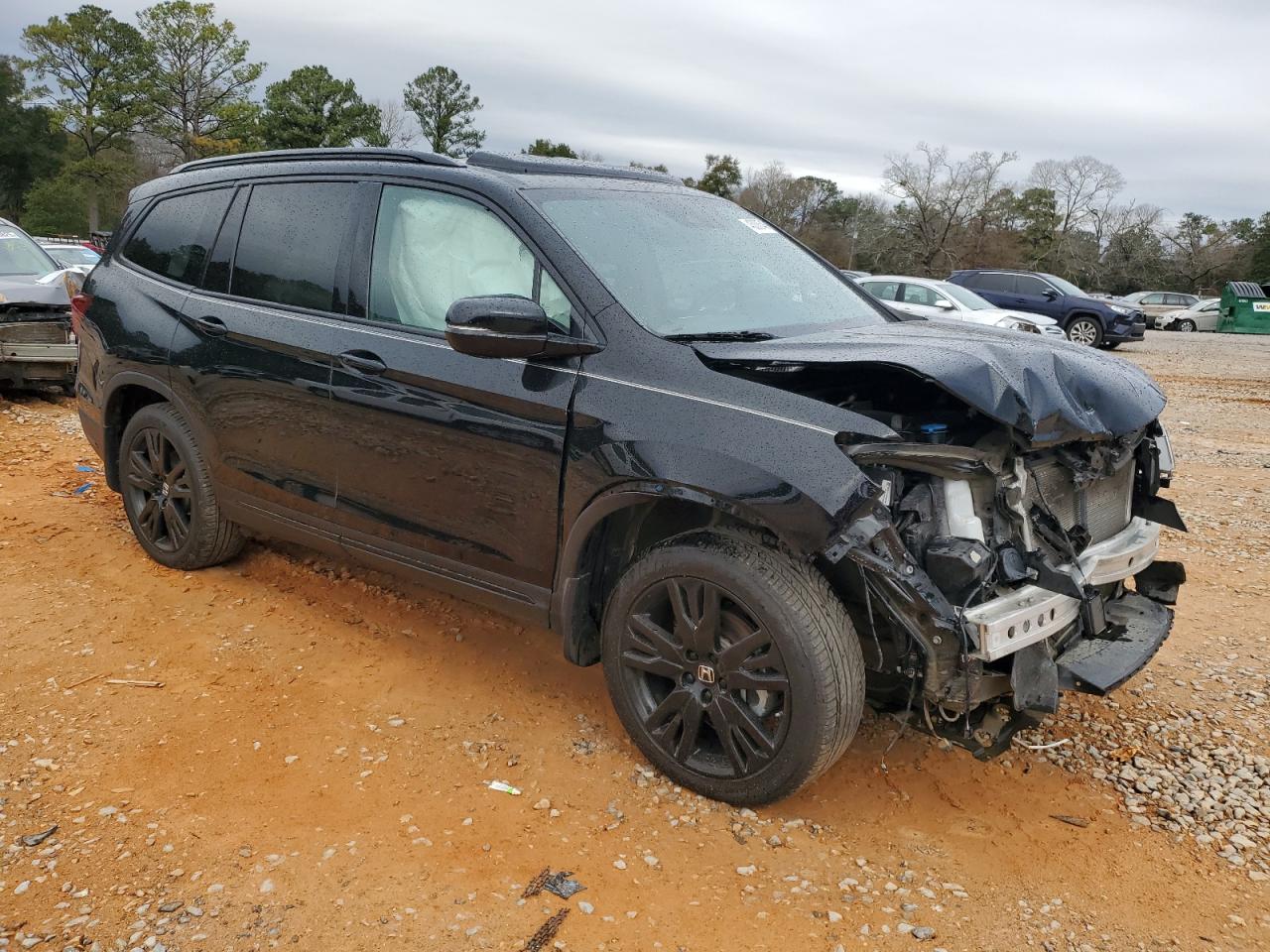 2022 HONDA PILOT BLACK VIN:5FNYF6H77NB025959