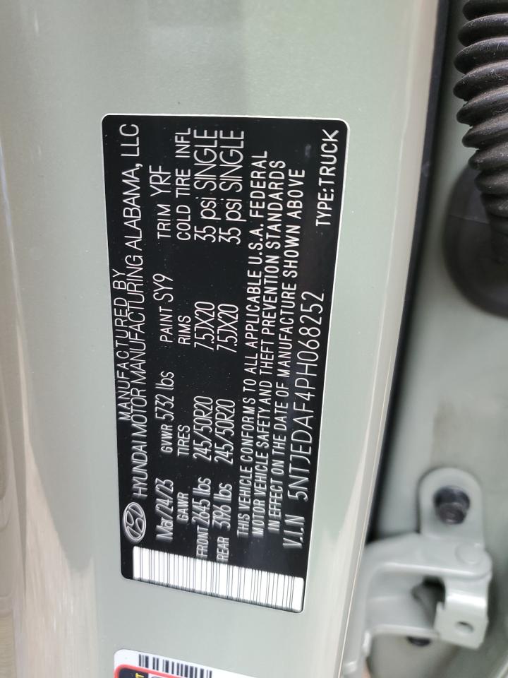 2023 HYUNDAI SANTA CRUZ LIMITED VIN:1D7HU16DX5J547792