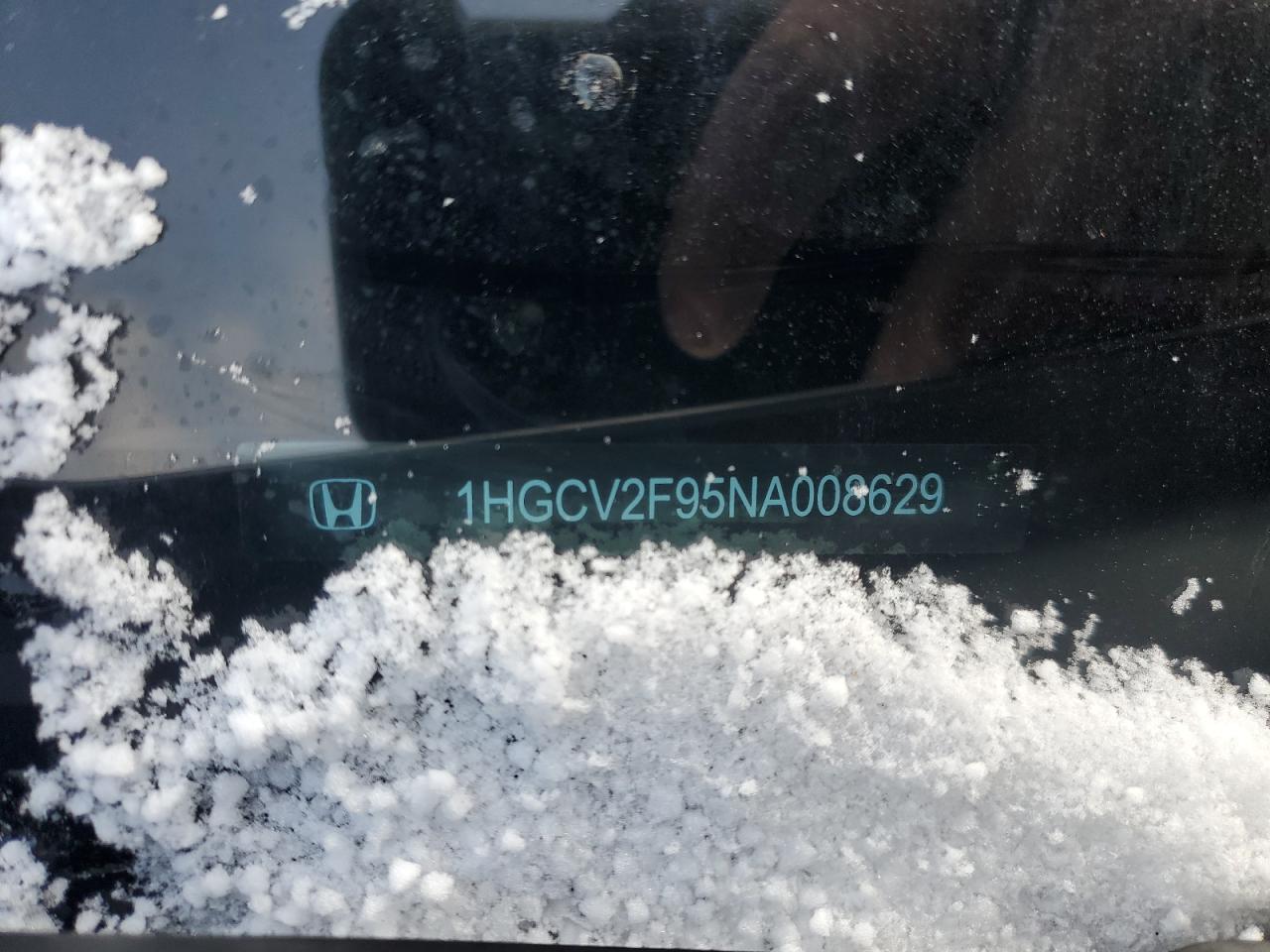 2022 HONDA ACCORD TOURING VIN:1HGCV2F95NA008629