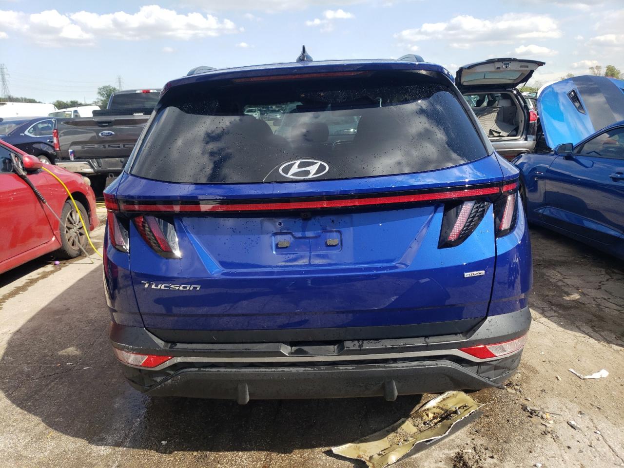 2022 HYUNDAI TUCSON SEL VIN:5NMJBCAE6NH133539