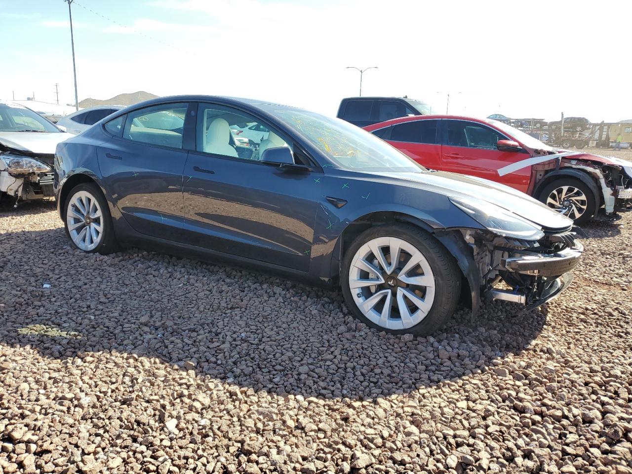 2023 TESLA MODEL 3  VIN:5YJ3E1EA4PF703408