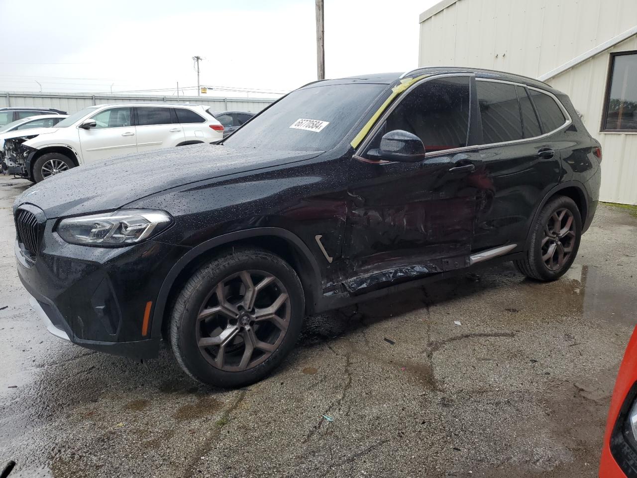 2022 BMW X3 XDRIVE30I VIN:5UX53DP02N9K62968