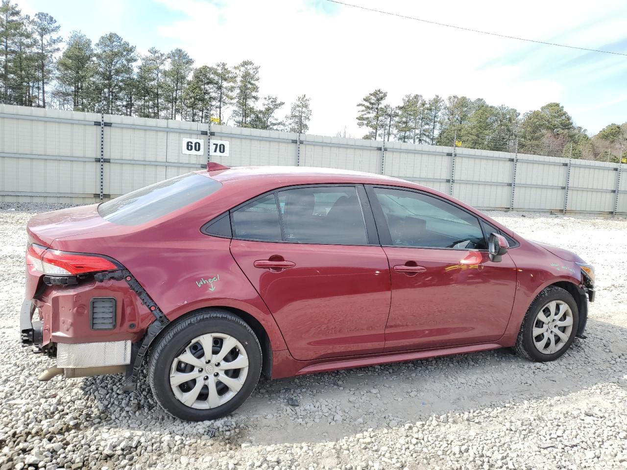 2022 TOYOTA COROLLA LE VIN:5YFEPMAE2NP327791