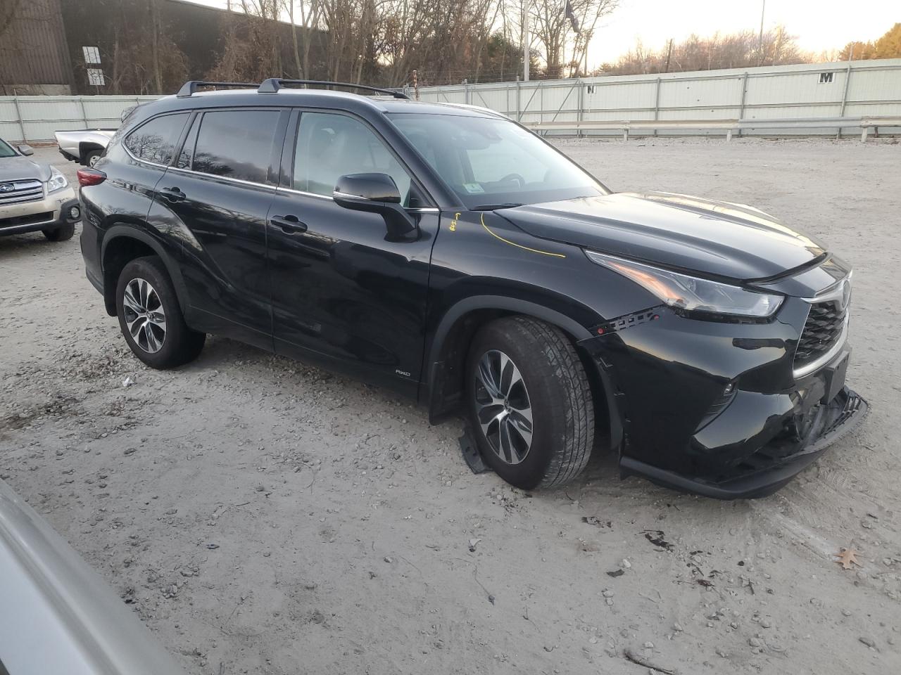 2022 TOYOTA HIGHLANDER HYBRID XLE VIN:5TDHBRCH1NS550220