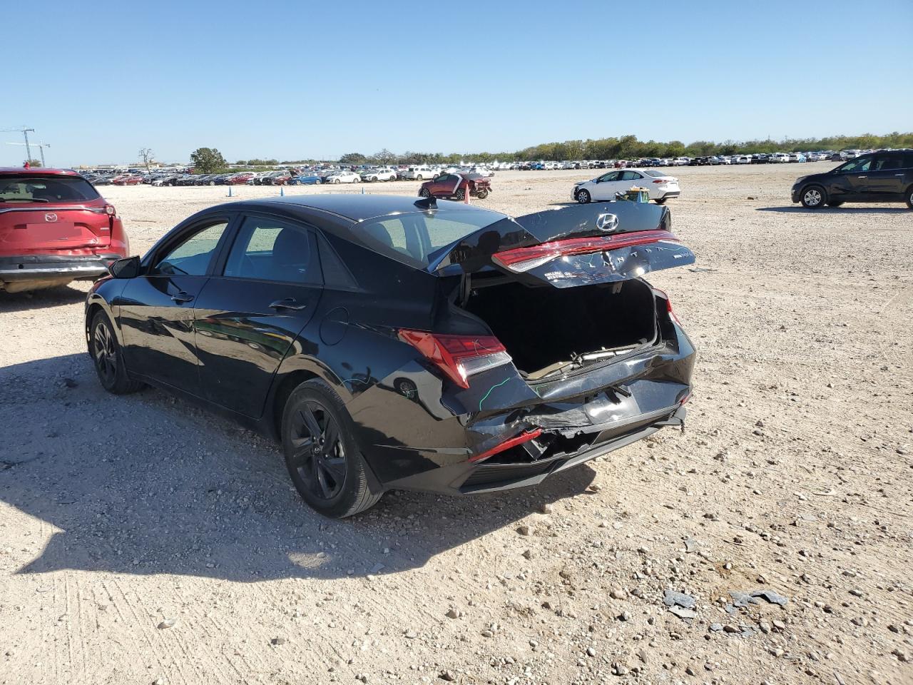 2022 HYUNDAI ELANTRA BLUE VIN:KMHLM4AJ0NU028893