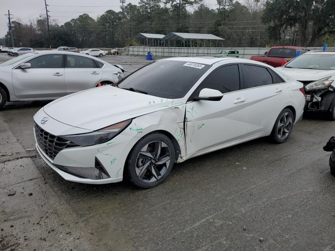 2022 HYUNDAI ELANTRA SEL VIN:5NPLN4AG0NH061361