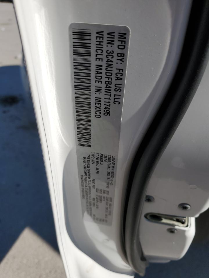 2022 JEEP COMPASS LATITUDE LUX VIN:3C4NJDFB4NT117495