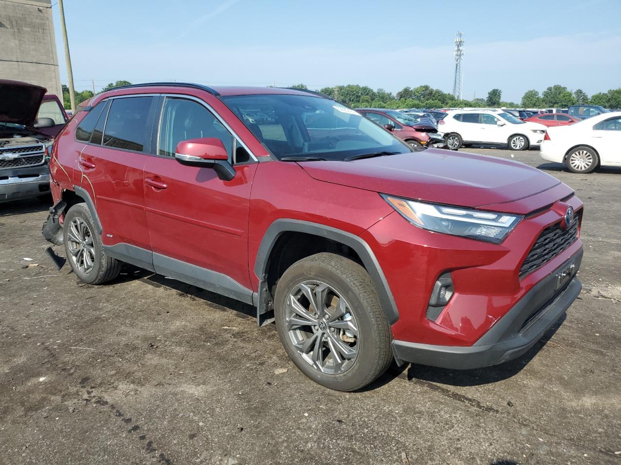 2022 TOYOTA RAV4 XLE PREMIUM VIN:4T3B6RFV5NU087802