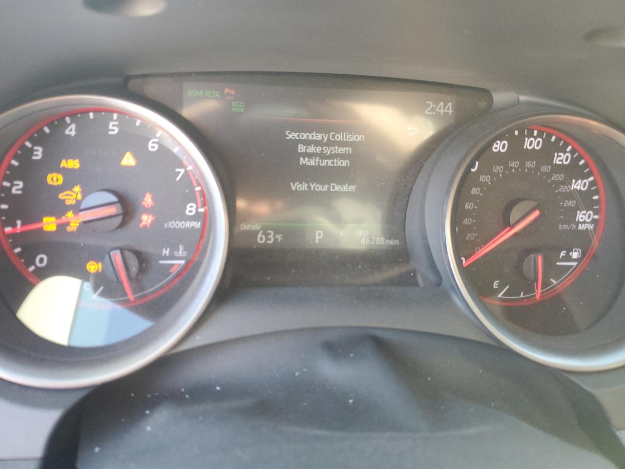 2022 TOYOTA CAMRY TRD VIN:4T1KZ1AK1NU063382