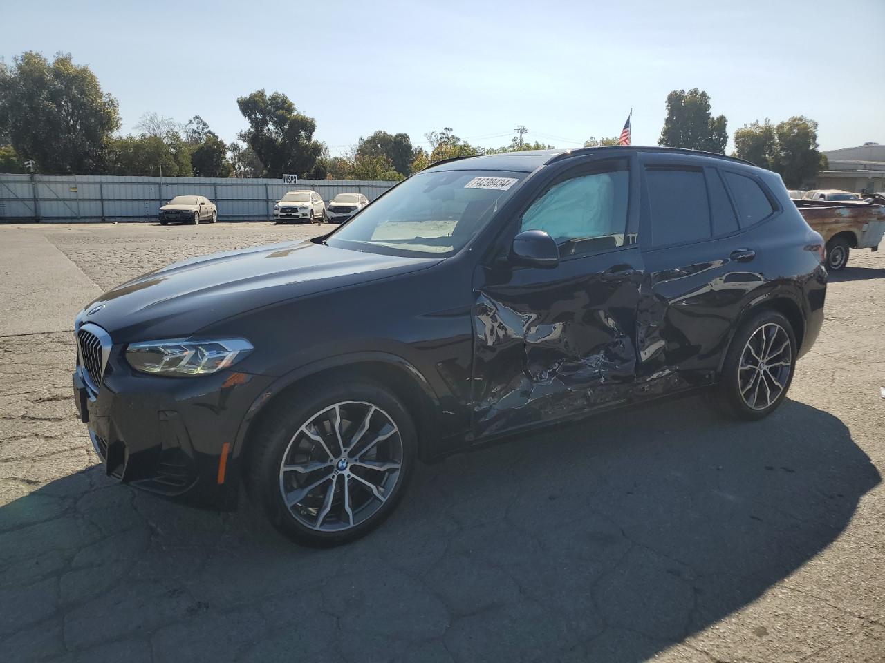 2022 BMW X3 SDRIVE30I VIN:5UX43DP02N9N06288