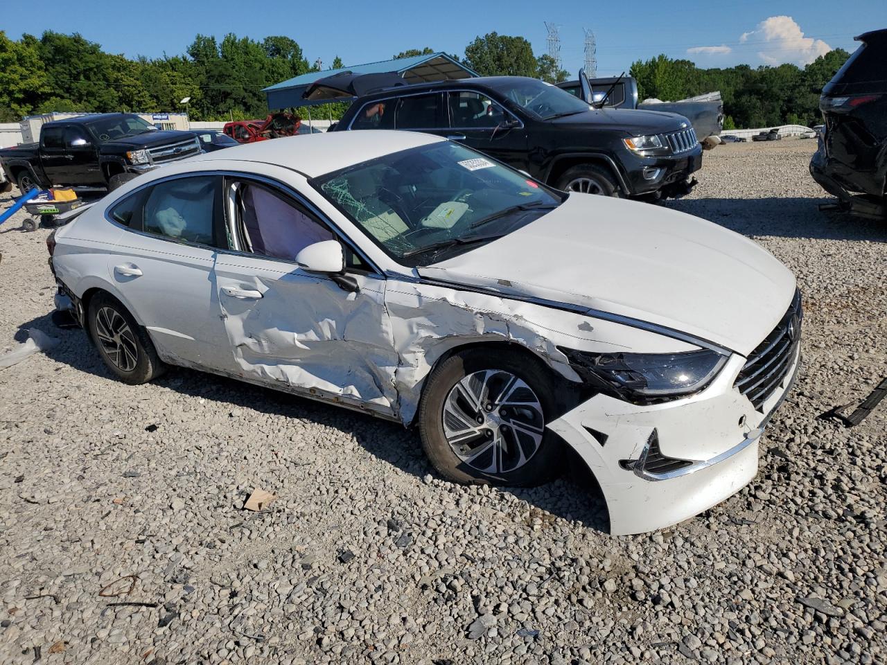 2022 HYUNDAI SONATA HYBRID VIN:KMHL24JJ5NA037306