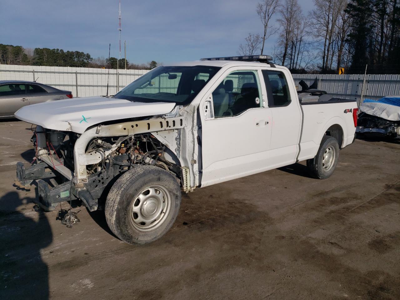 2022 FORD F150 SUPER CAB VIN:1FTEX1EB4NKE56418