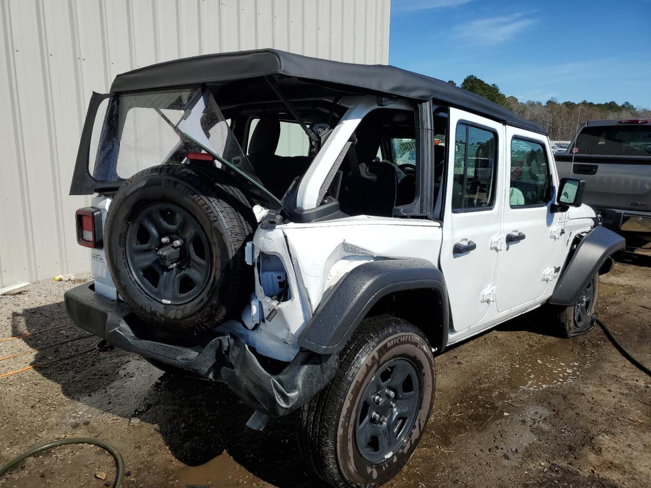 2022 JEEP WRANGLER UNLIMITED SPORT VIN:1C4HJXDG8NW224766