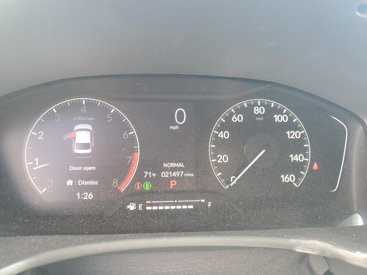 2023 HONDA CIVIC SPORT VIN:2HGFE2F57PH536655