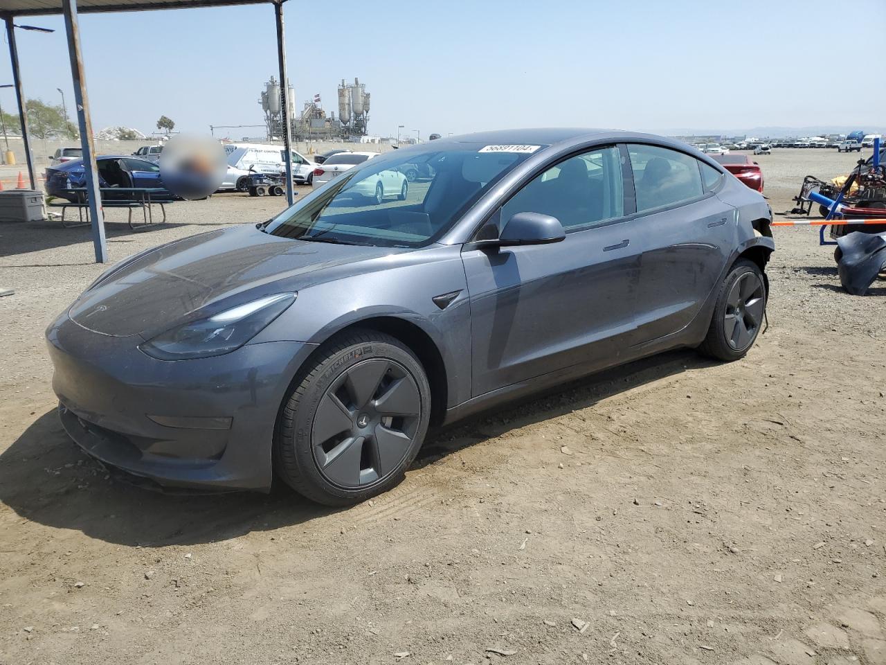 2023 TESLA MODEL 3  VIN:5YJ3E1EA1PF687040