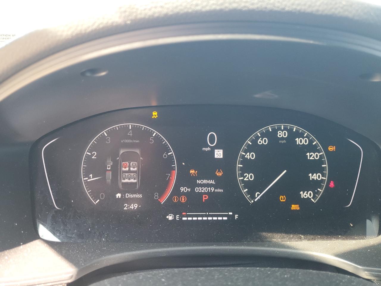 2022 HONDA CIVIC SPORT VIN:2HGFE2F54NH587916