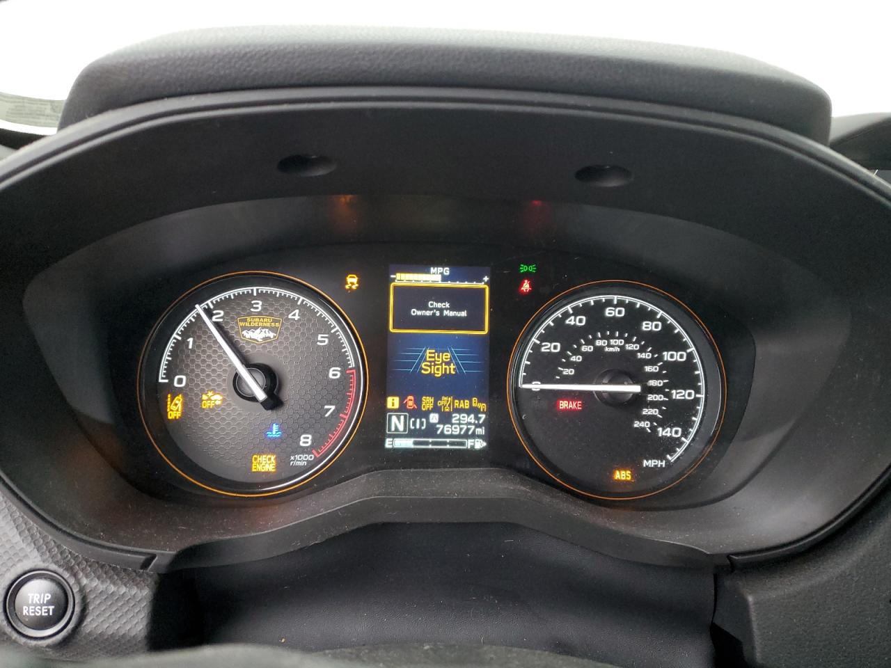 2022 SUBARU FORESTER WILDERNESS VIN:JF2SKAMC7NH489603