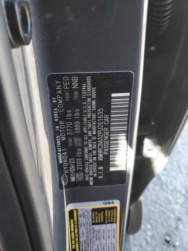2023 HYUNDAI VENUE SEL VIN:KMHRC8A32PU261635