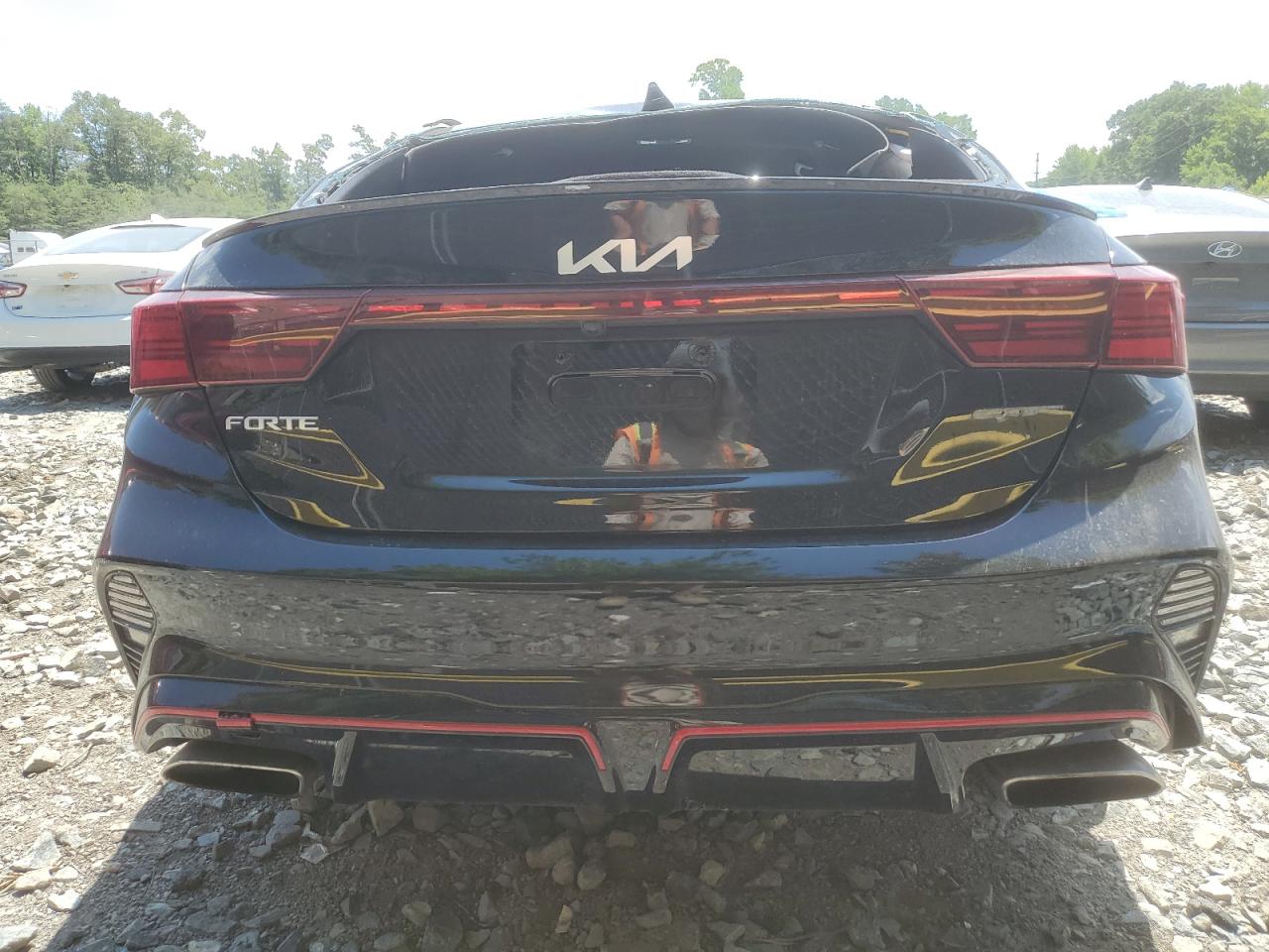 2022 KIA FORTE GT VIN:3KPF44AC1NE484435
