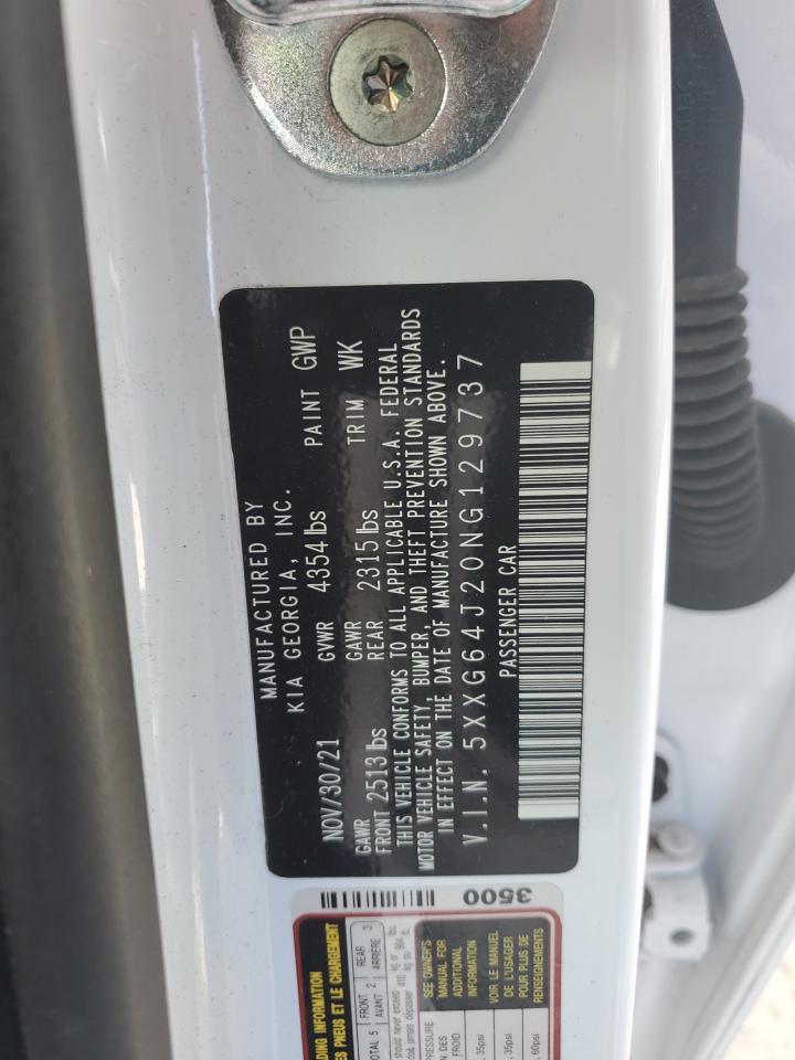2022 KIA K5 GT LINE VIN:5XXG64J20NG129737