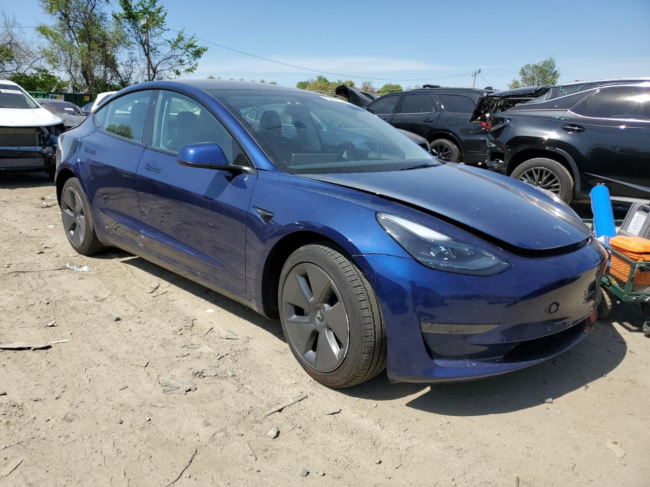 2022 TESLA MODEL 3  VIN:5YJ3E1EB6NF338266