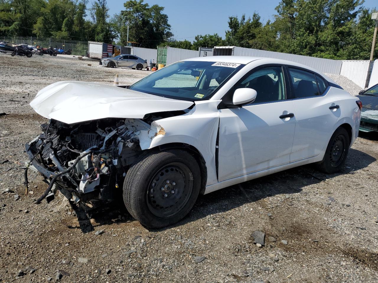 2024 NISSAN SENTRA S VIN:3N1AB8BV3RY295204