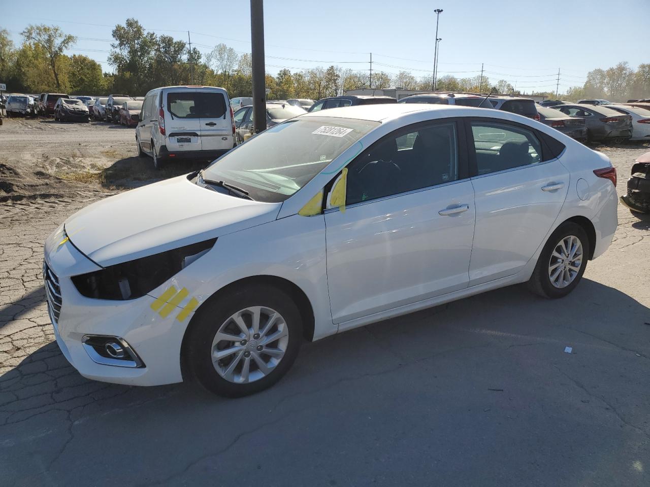 2022 HYUNDAI ACCENT SE VIN:3KPC24A67NE156262