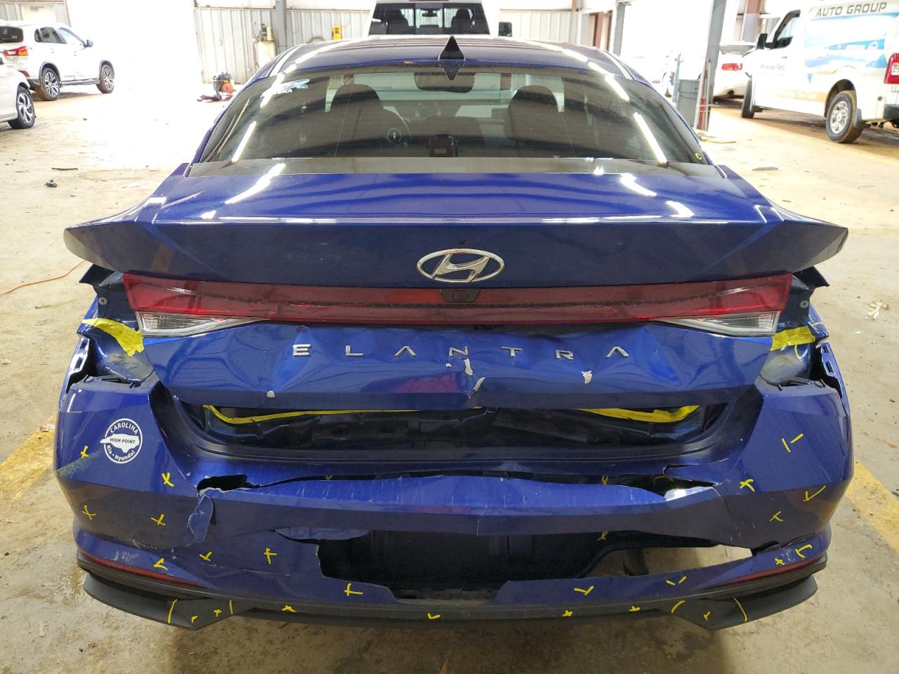 2022 HYUNDAI ELANTRA SEL VIN:5NPLS4AG2NH066599