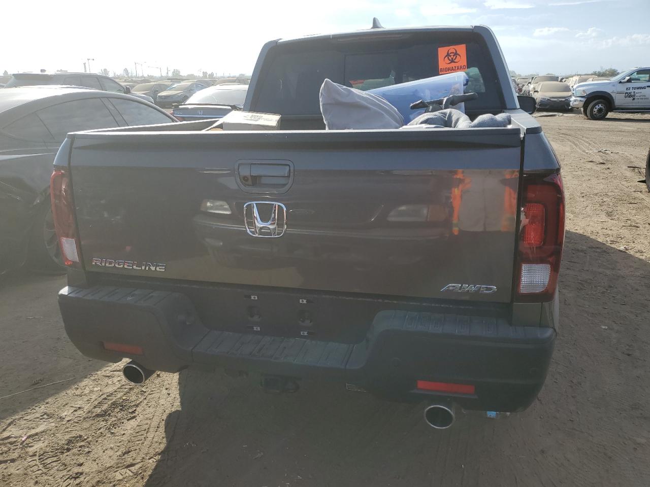 2022 HONDA RIDGELINE RTL VIN:5FPYK3F74NB029701