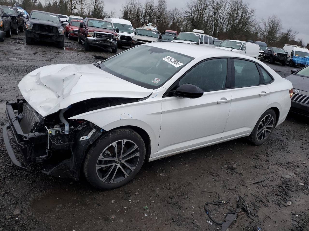 2022 VOLKSWAGEN JETTA SPORT VIN:3VWAM7BUXNM028326