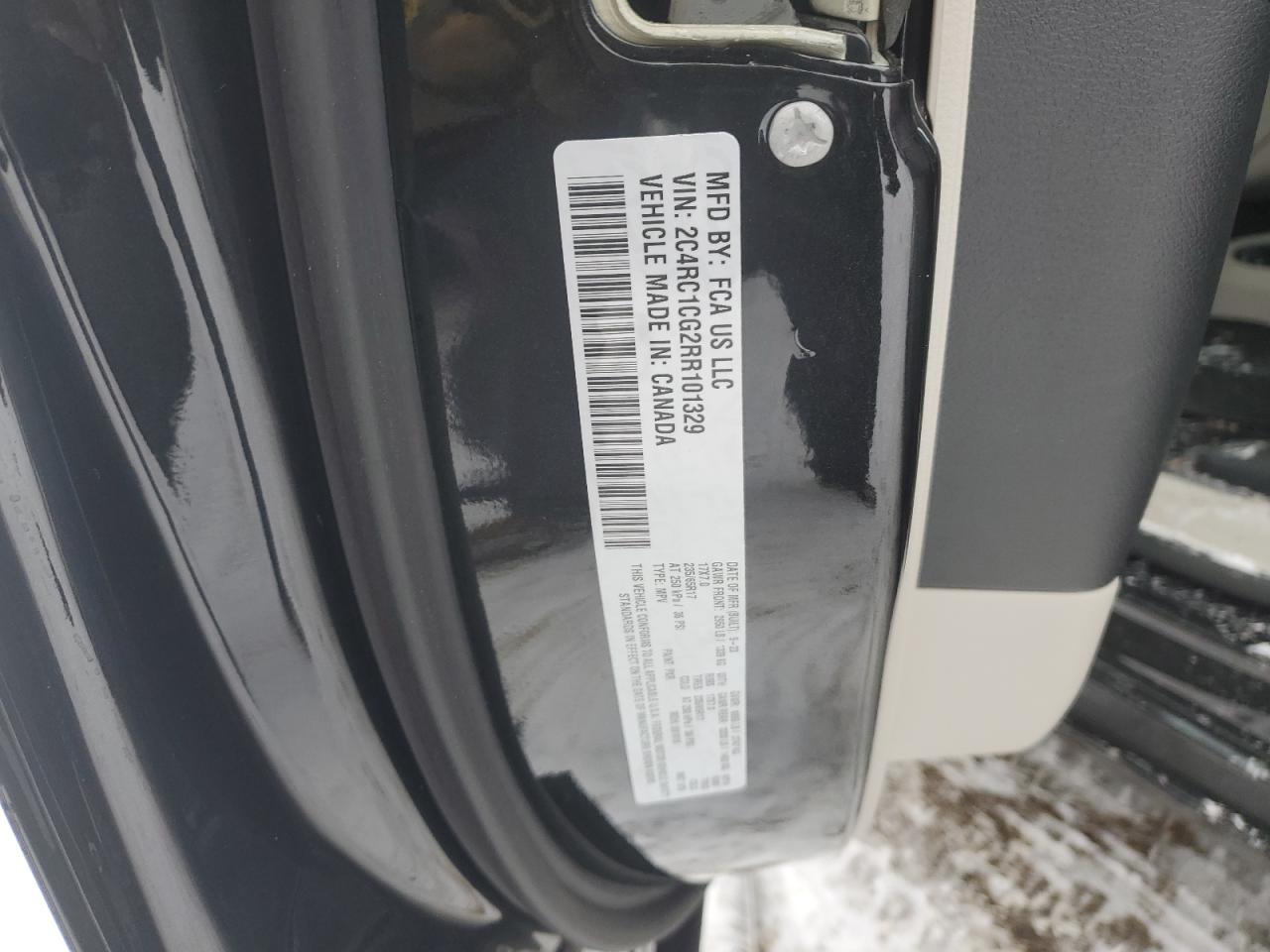 2024 CHRYSLER VOYAGER LX VIN:2C4RC1CG2RR101329