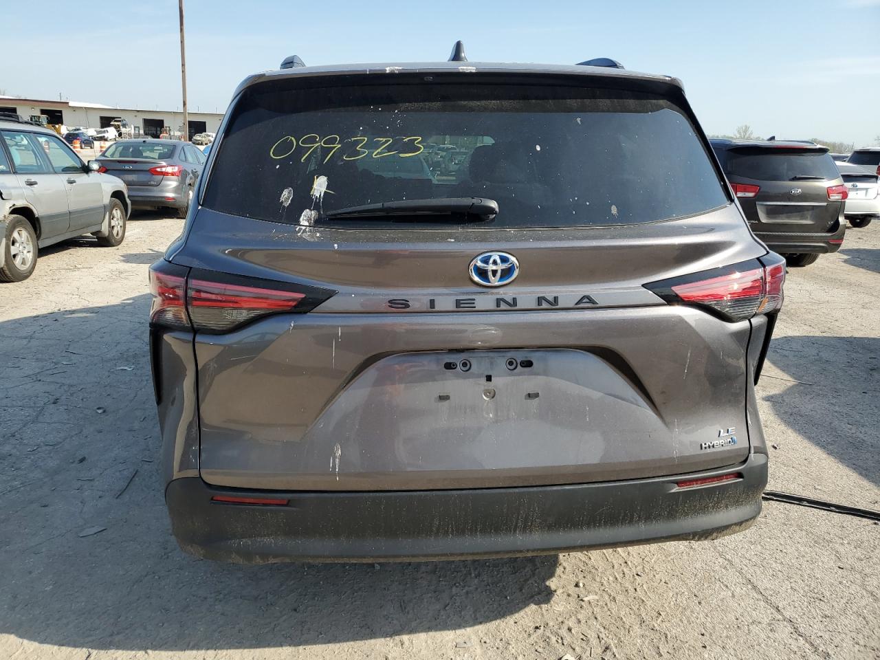 2022 TOYOTA SIENNA LE VIN:5TDKRKEC9NS099323