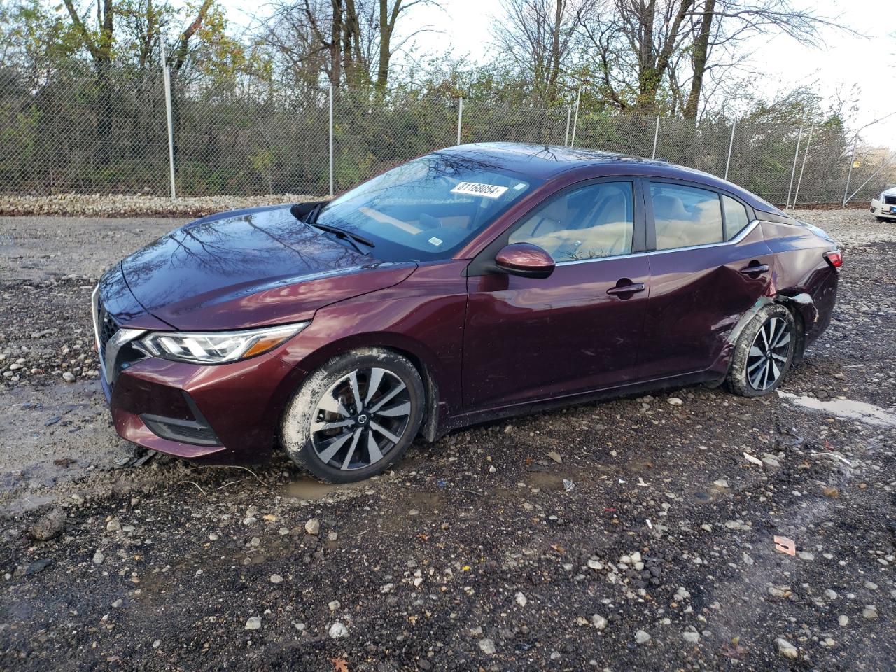 2022 NISSAN SENTRA SV VIN:3N1AB8CV8NY261350