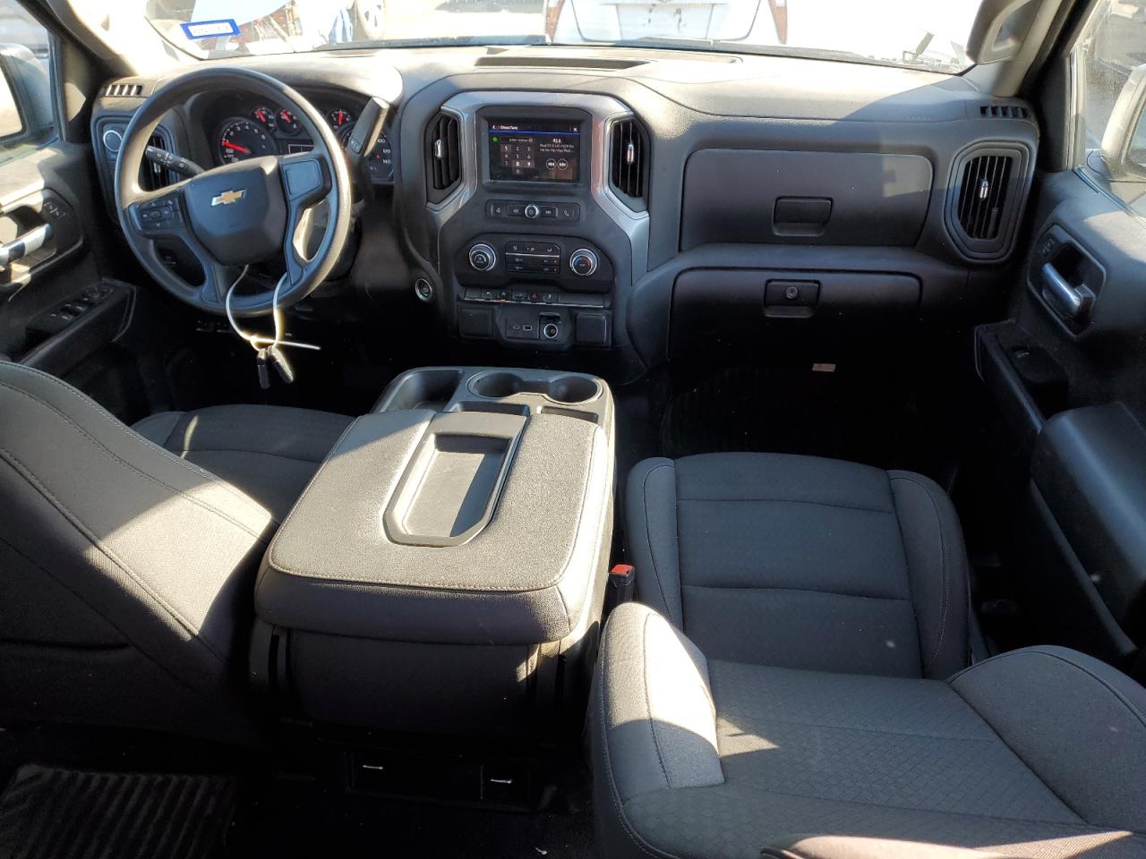 2022 CHEVROLET SILVERADO K1500 CUSTOM VIN:3GCPDBEK8NG638699