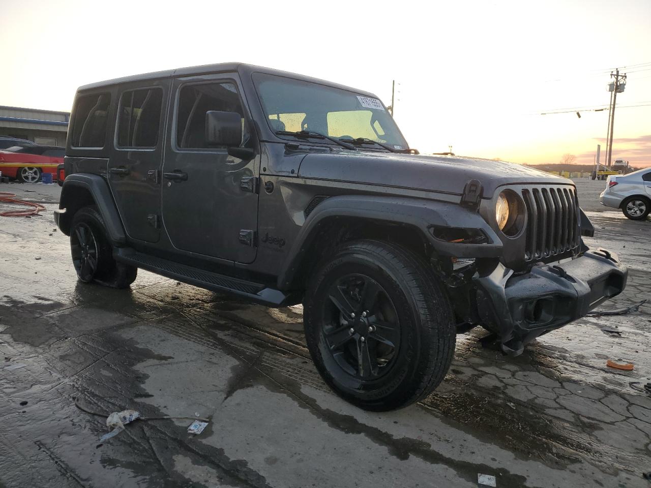 2022 JEEP WRANGLER UNLIMITED SPORT VIN:1C4HJXDN8NW160288