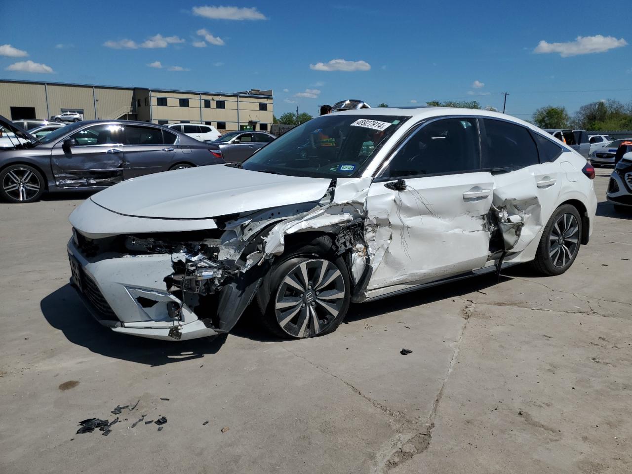2022 HONDA CIVIC EXL VIN:19XFL1H7XNE012180