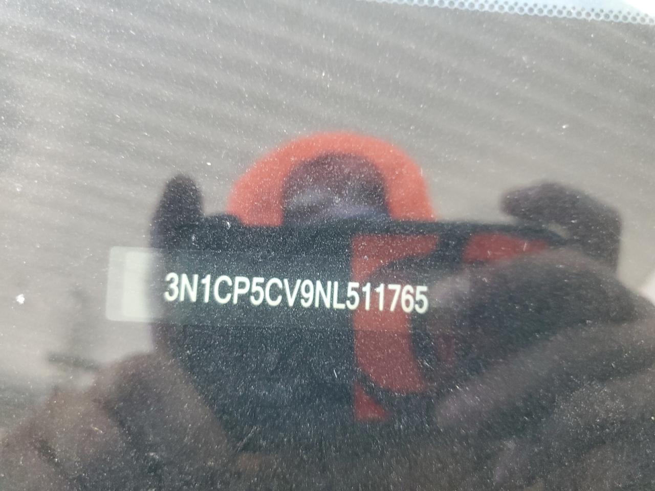 2022 NISSAN KICKS SV VIN:3N1CP5CV9NL511765