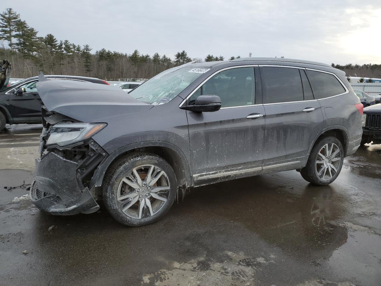 2022 HONDA PILOT TOURING VIN:5FNYF6H64NB014327