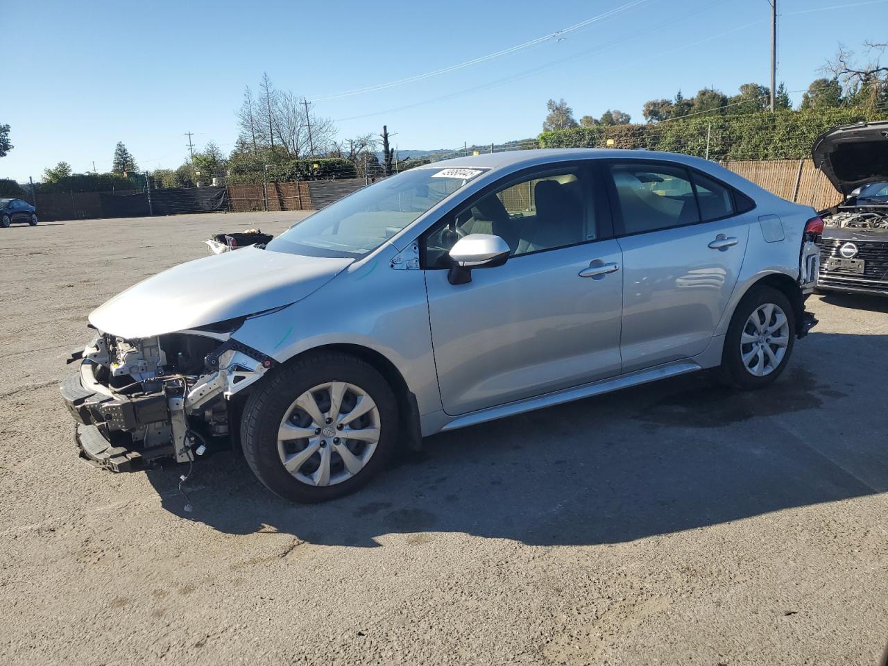2022 TOYOTA COROLLA LE VIN:JTDEPMAE4N3004772