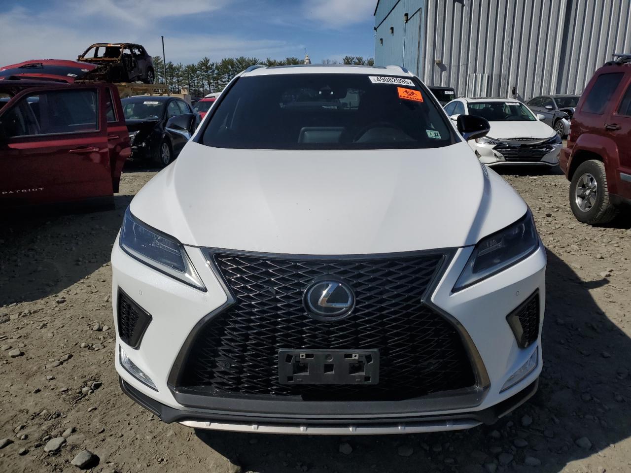 2022 LEXUS RX 350 F SPORT VIN:2T2SZMDA7NC324175