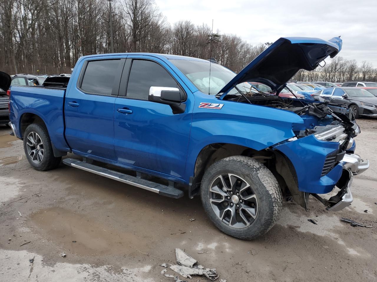 2022 CHEVROLET SILVERADO K1500 LT VIN:3GCUDDEDXNG595743